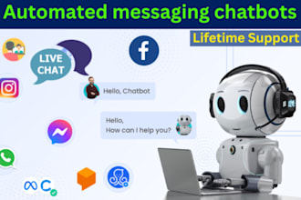 build facebook messenger chatbot, instagram api, notification monitor bot
