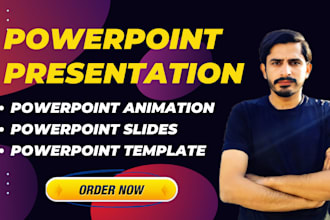 do ms powerpoint presentation, template and slides animation
