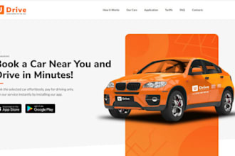 car rental website car dealership website rental website and booking website