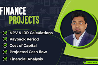 do financial model, budgeting, projected cash flow