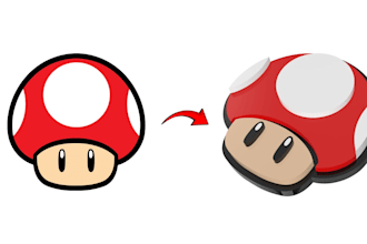 convert a 2d sketch or image into a 3d model ready for printing