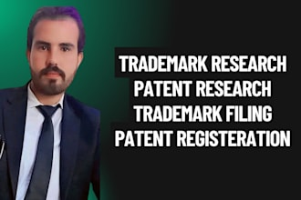 do expert trademark and patent research and registration services for USA
