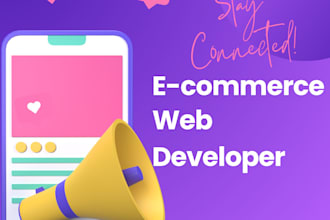 develop  ecommerce  website with custom features