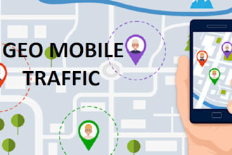 promote geo mobile traffic through ads campaign to increase audience