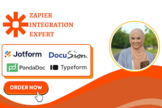 do jotform typeform pandadoc zapier integration docusign automation