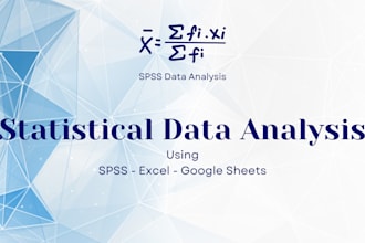 do spss data analysis and reporting