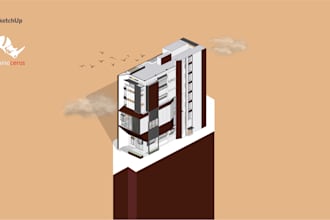 do 3d sketchup and rhino modeling