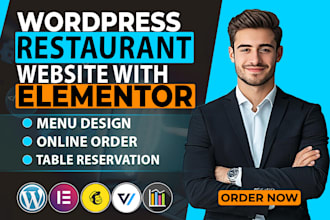 build a restaurant website with online ordering system