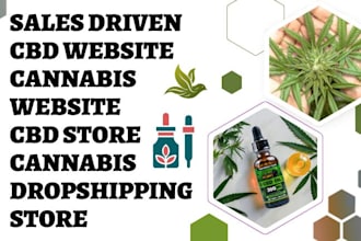 design cbd website vape website hemp website cannabis website marijuana website