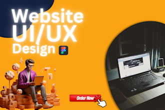do professional website UI UX design, figma website design