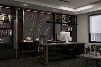 do interior design for office and workspace