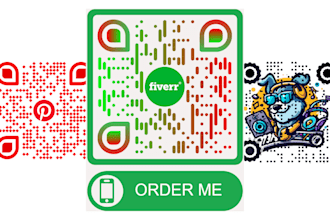 create professional qr code design with logo in 5 hours