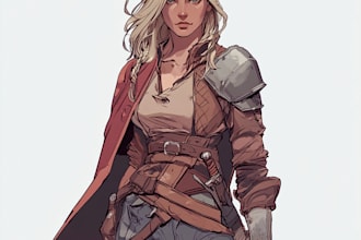 do dnd character art, illustration, concept art,