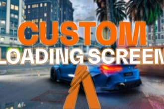 create unique fivem cinematic server loading screen trailer, fivem gfx