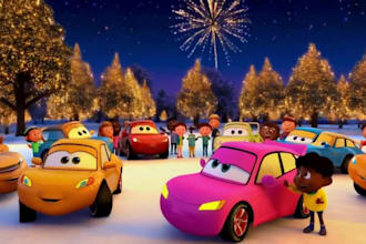 3d cartoon short,long animation,santa claus xmas animation cartoon,3d product