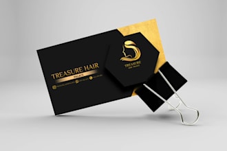 professionally design clean luxury business cards in 5 hours