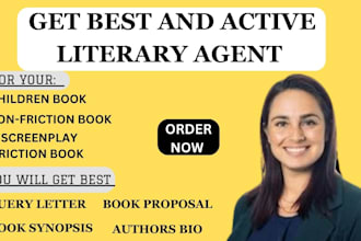 discover best active literary agent for children story book, ebook, query letter