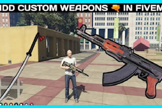 make custom fivem clothes, car, guns, qbcore, shoes, pantes, fivem trailer