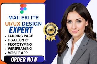 do mailerlite landing page form template design automation