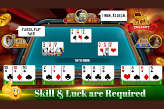 build 2d card game unity 2d game, 2d multiplayer board game character design rpg
