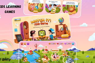develop ai educational app for kids, kids learning games for mobile or web game