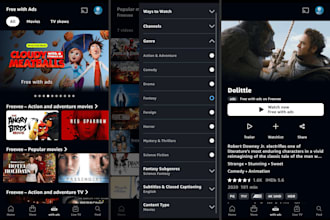 do video streaming app, series streaming app, iptv streaming app