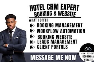 hotel booking crm hotel vacation rental booking website