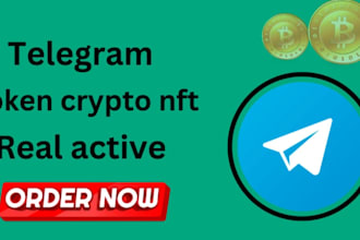 do viral promotion for your crypto, coin, token, telegram promotion