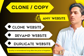 copy clone or duplicate the website, clone website into wordpress