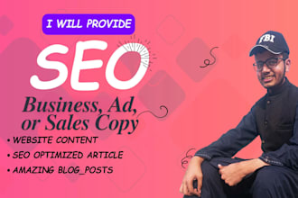 write a business copy, sales copy or ad copy as your business copywriter