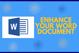 enhance any word document for a professional appeal