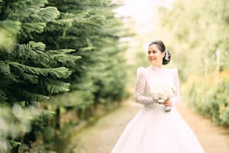 do wedding photo editing and color correction in lightroom