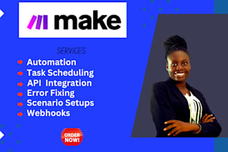 set up make com make com automation make com  scenarios made com automation