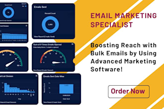 send bulk emails through advanced marketing software