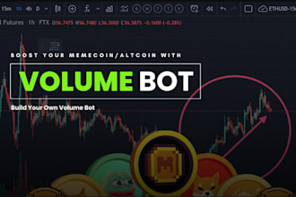 build volume trading bot, holder bot, pump fun on sol, base, ton, ethereum, tron