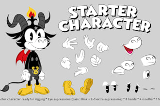 do chracater design for animated series