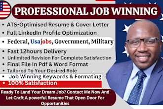 write ats federal resume for usajobs software engineering IT tech cybersecurity