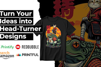 do amazing cartoon t shirt design for you