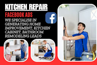 home improvement, repair, renovation, kitchen cabinet, bathroom remodeling leads
