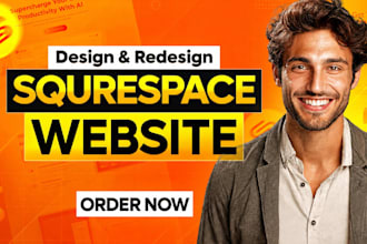 build squarespace website, design or redesign squarespace website development