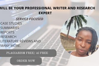 do professional case study analysis research and summary writing