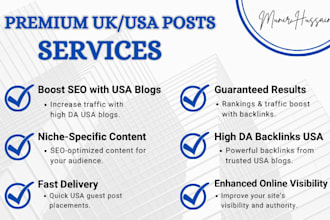publish high quality UK US guest posts on premium da sites