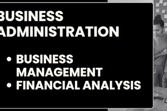 write business management, financial and business administration reports