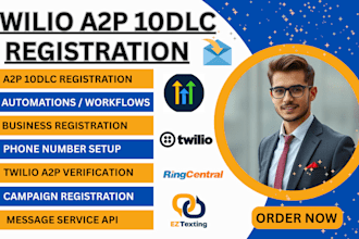 do gohighlevel a2p 10dlc twilio tcr a2p registration, ringcentral ghl automation