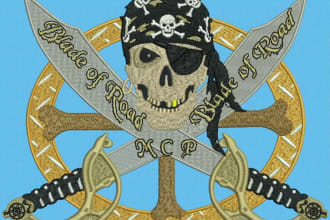 create your embroidery digitizing logo in dst pes pxf files