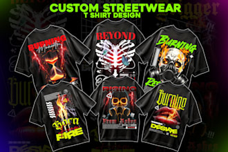 design modern streetwear and hoodies