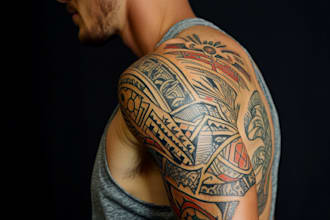 draw a custom tattoo design as a tattoo artist
