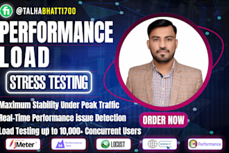 do performance, load and stress testing using jmeter