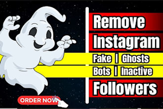 remove bot ghost and spam followers from your telegram instagram twitter account