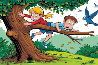 create professional childrens storybook illustrations and cover designs